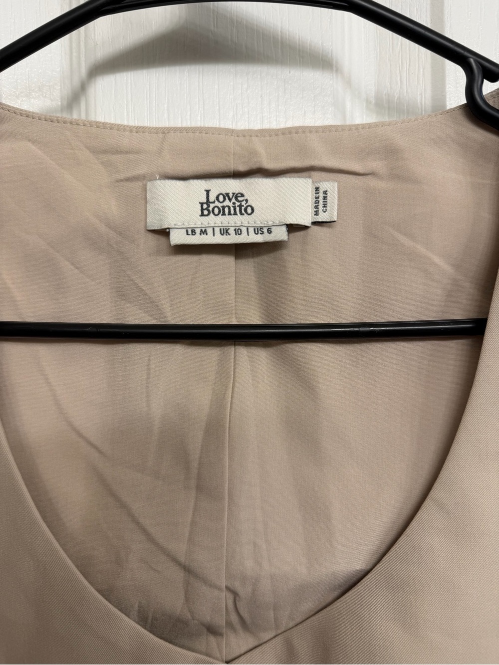 Love Bonito Beige Vest - Picture 3 of 3